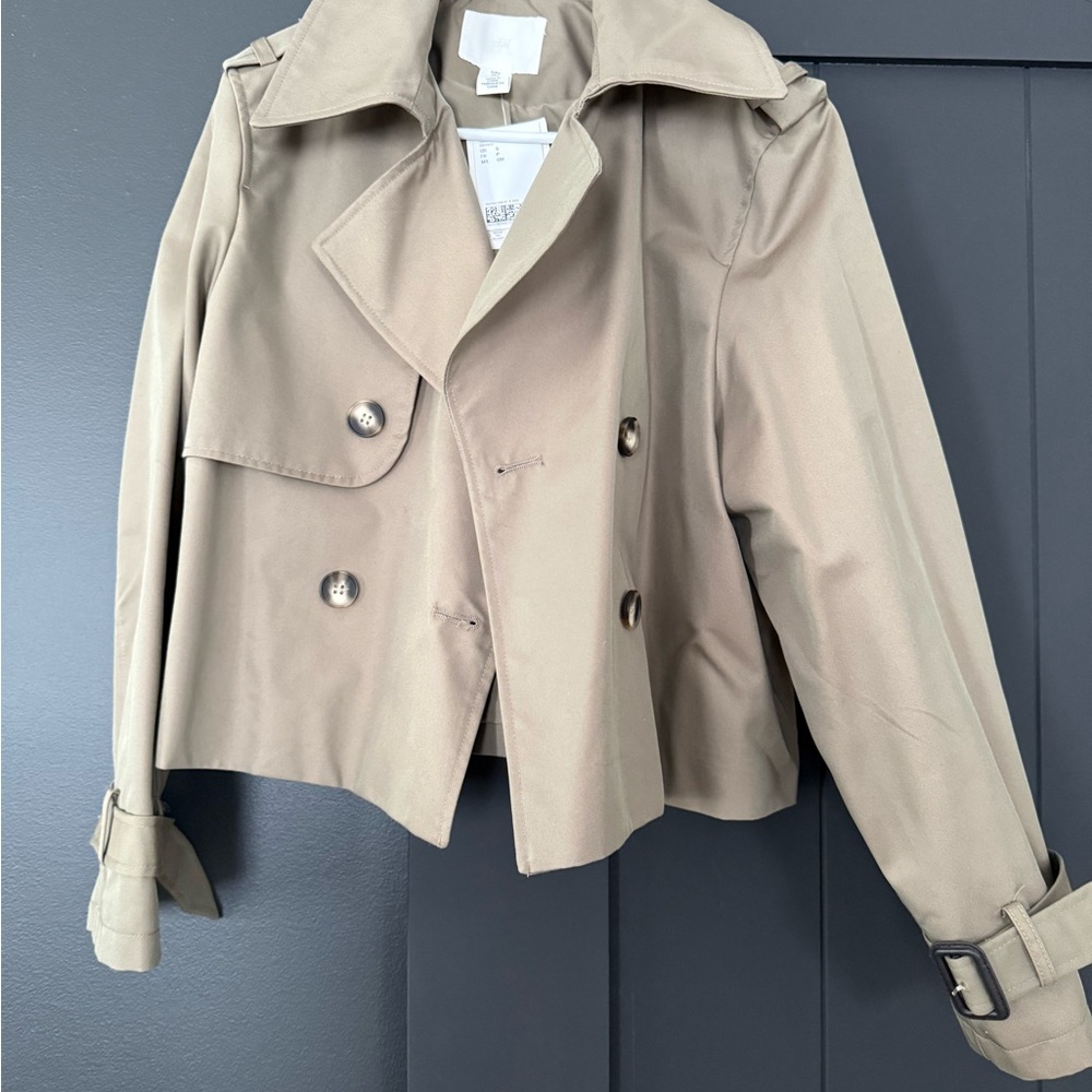 H&M Cropped Trench Coat